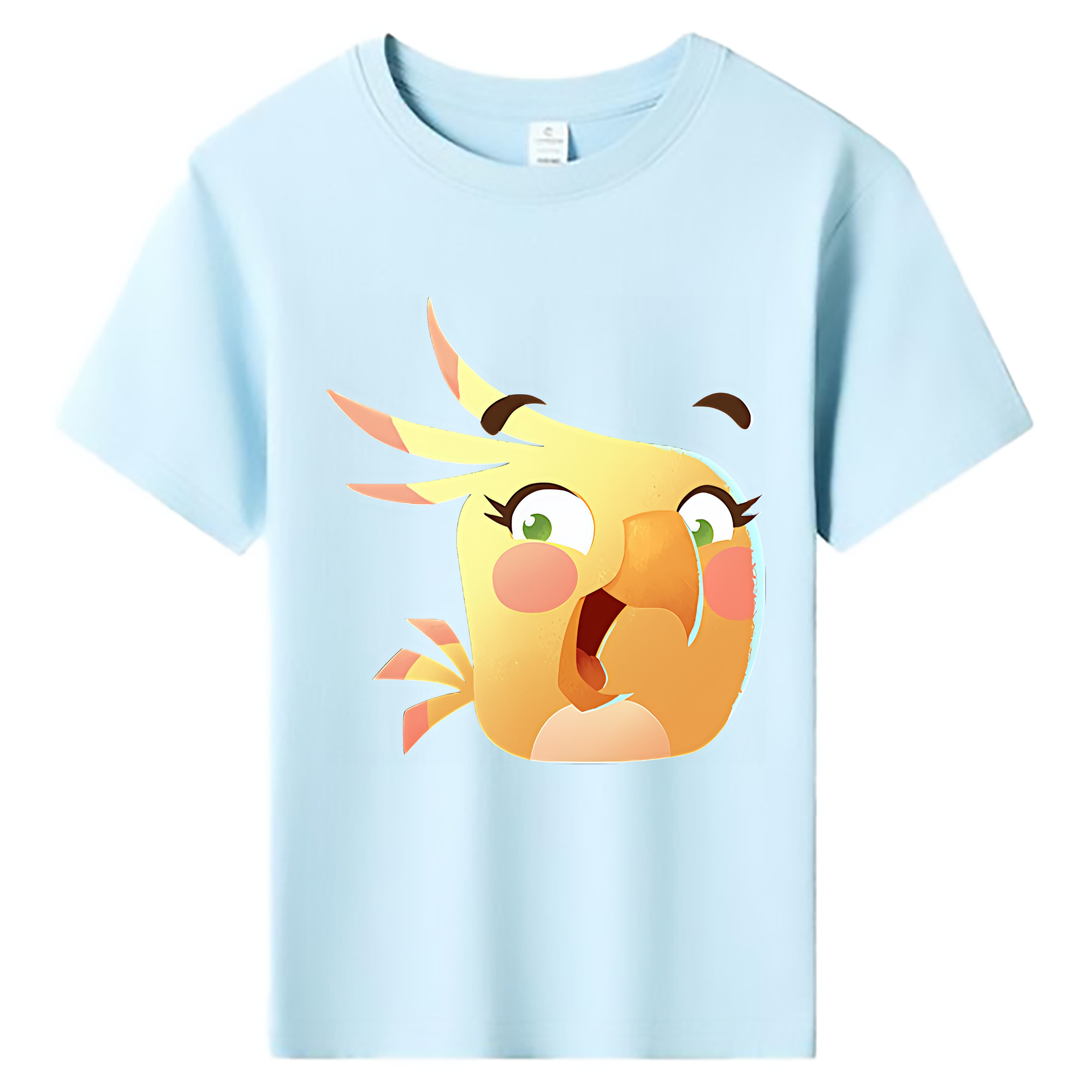 （画像用） Angry Birds アングリーバード 綿100％キッズTシャツ（フロントプリント）